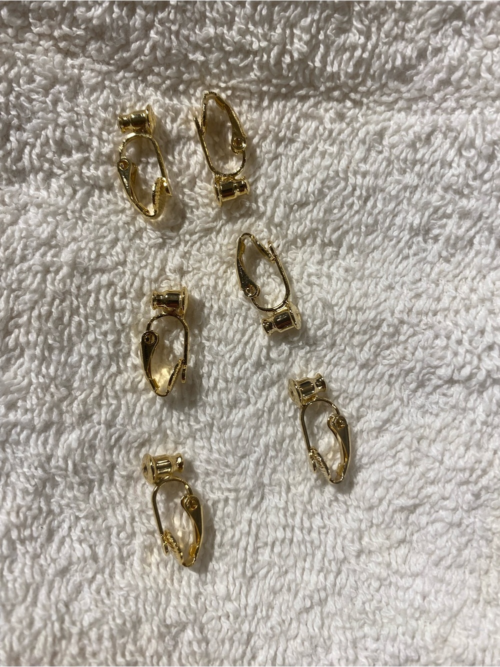Gold Pierced to Clip-On Converter Kit Earring Backs - Set of 3 (RR)